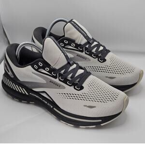 Brooks Adrenaline GTS 23 Oyster Ebony Alloy Men 7.5 Medium D UK 6.5 Running Shoe